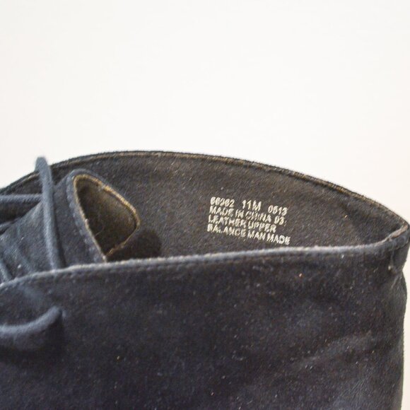 CLARKS | BLACK SUEDE WEDGE BOOTIES - Picture 5 of 6